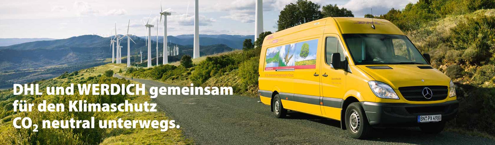 DHL und WERDICH Go Green