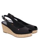 TOMMY HILFIGER, ELBA SLING BACK WEDGE, SCHWARZ_1