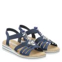 RIEKER, FSK DAMEN SANDALEN, BLAU_1