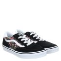 VANS, BROOKLYN LS FLORAL, SCHWARZ_1