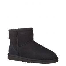  Ugg, Classic Mini Ii, Veloursleder-Chelsea in schwarz für Damen
