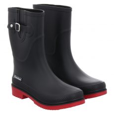  Schuh Depot Gummi (synth.)-Regenstiefel in schwarz für Damen