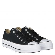  Converse, Ctas Lift Clean Ox, Textil-Sneaker in schwarz für Damen