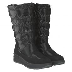  Schuhengel warmer Nylon-Stiefel in schwarz für Damen
