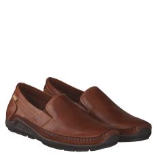 Pikolinos, Azores, Glattleder-Slipper in braun für Herren