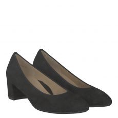  Ara, Knokke, Veloursleder-Pumps in schwarz für Damen