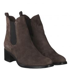  Schuhengel warmer Veloursleder-Stiefel in grau für Damen