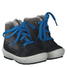  Superfit, Grau, Nubukleder-Lauflernschuh in anthrazit für Kinder