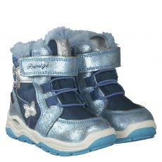  Primigi, Pgygt 43697, Textil-Lauflernschuh in blau für Kinder