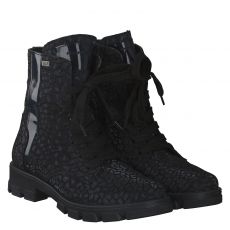 Jochie Veloursleder-Winterstiefel in blau für Kinder