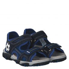  Superfit Veloursleder-Sandale in blau für Jungen