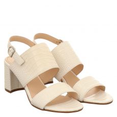  Schuhengel Glattleder-Sandalette in weiß für Damen