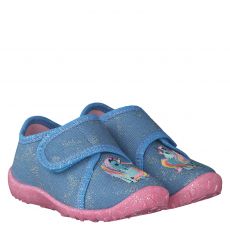  Superfit Textil-Hausschuh in blau für Kinder