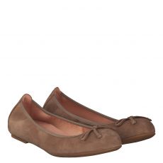  Unisa Veloursleder-Ballerina in beige für Damen