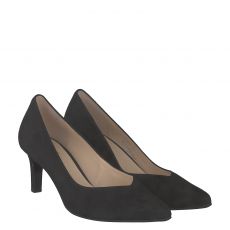  Högl Veloursleder-Pumps in schwarz für Damen