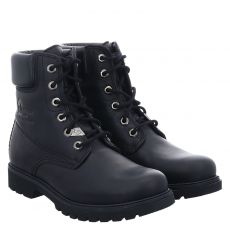  Panama Jack Fettleder-Schnürstiefel in schwarz für Damen