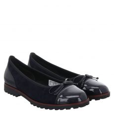  Gabor, Nos, Veloursleder-Ballerina in blau für Damen