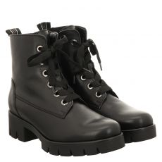  Gabor Glattleder-Schnürstiefel in schwarz für Damen