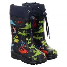  Beck, Drachen, Regenstiefel in blau für Jungen