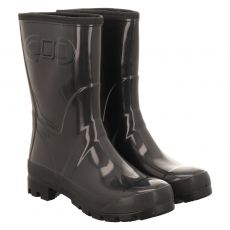 Beck, Fashion Warm, Gummi (synth.)-Regenstiefel in schwarz für Damen