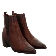  Schuhengel kurzer Glattleder-Stiefel in braun für Damen