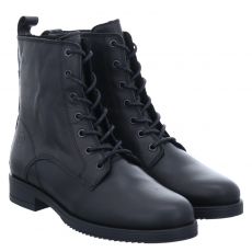  Schuhengel, Iris, Glattleder-Schnürstiefel in schwarz für Damen