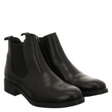  Schuhengel warmer Glattleder-Stiefel in schwarz für Damen