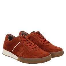  Pius Gabor Veloursleder-Halbschuh in rot für Herren