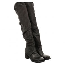  As 98 (airstep), Diza, hoher Glattleder-Stiefel in schwarz für Damen