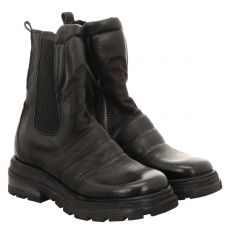  As 98 (airstep), Louise, kurzer Nubukleder-Stiefel in schwarz für Damen