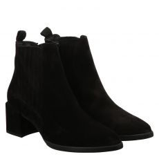  Paul Green, 0067-9811-037, Veloursleder-Chelsea in schwarz für Damen