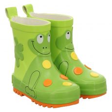  Maximo Kautschuk-Regenstiefel in grün für Kinder