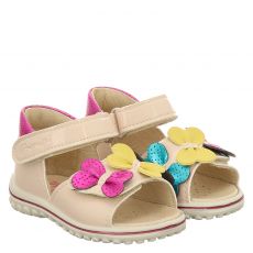  Primigi, Baby Sweet, Kunstleder-Sandale in beige für Mädchen
