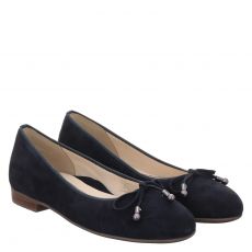  Ara, Sardinia, Veloursleder-Ballerina in blau für Damen