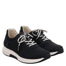  Gabor, Rolling Soft, Sneaker in blau für Damen