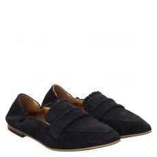  Schuhengel Slipper in blau für Damen