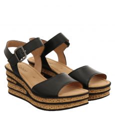  Gabor Glattleder-Sandalette in schwarz für Damen