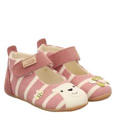 Livingkitzbühel, Rot, Textil-Ballerina in rosé für Mädchen