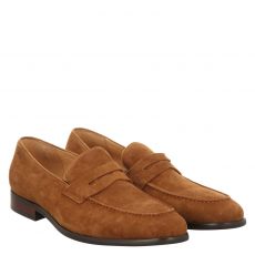  Digel, Stig, Veloursleder-Slipper in braun für Herren