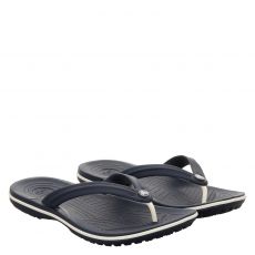  Crocs, Crocband Flip, Gummi (synth.)-Slides & Zehentrenner in blau für Damen