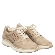  Hassia, Monaco, Glattleder-Sneaker in gold für Damen