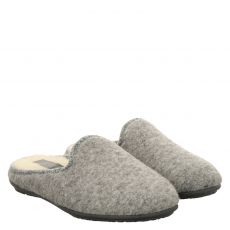  Venus Wolle/Schurwolle-Hausschuh in grau für Damen