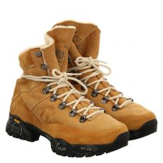  Premiata Veloursleder-Schnürstiefel in braun für Damen