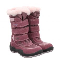  Primigi, Winger Gtx Lana, Nubukleder-Winterstiefel in lila für Kinder