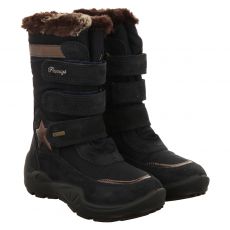  Primigi, Winger Gtx Lana, Nubukleder-Winterstiefel in blau für Kinder