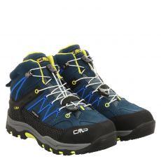  Cmp, Kids Rigel Mid Wp, Veloursleder-Halbschuh in blau für Mädchen