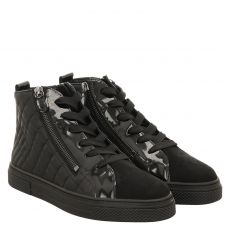  Hassia, Bilbao, Glattleder-Schnürstiefel in schwarz für Damen
