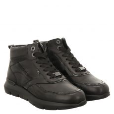  Hassia, Bordea, Glattleder-Schnürstiefel in schwarz für Damen