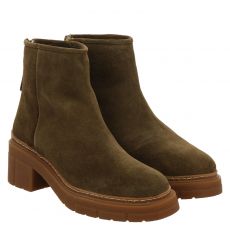  Unisa kurzer Veloursleder-Stiefel in grün für Damen