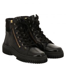  Gabor Glattleder-Schnürstiefel in schwarz für Damen